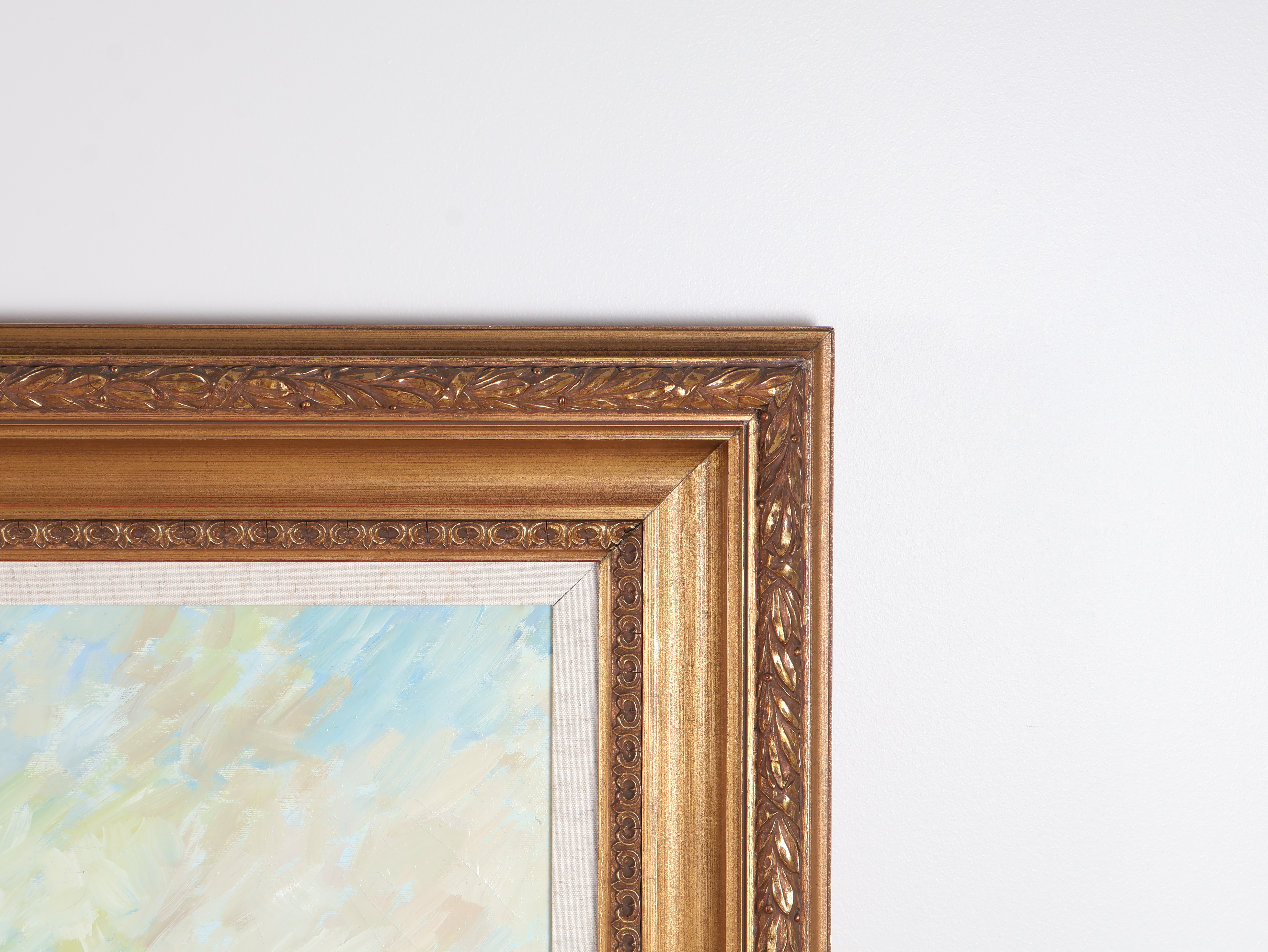 Hadri (20th Century), Large Impressionist Style Oil on Canvas, 1982