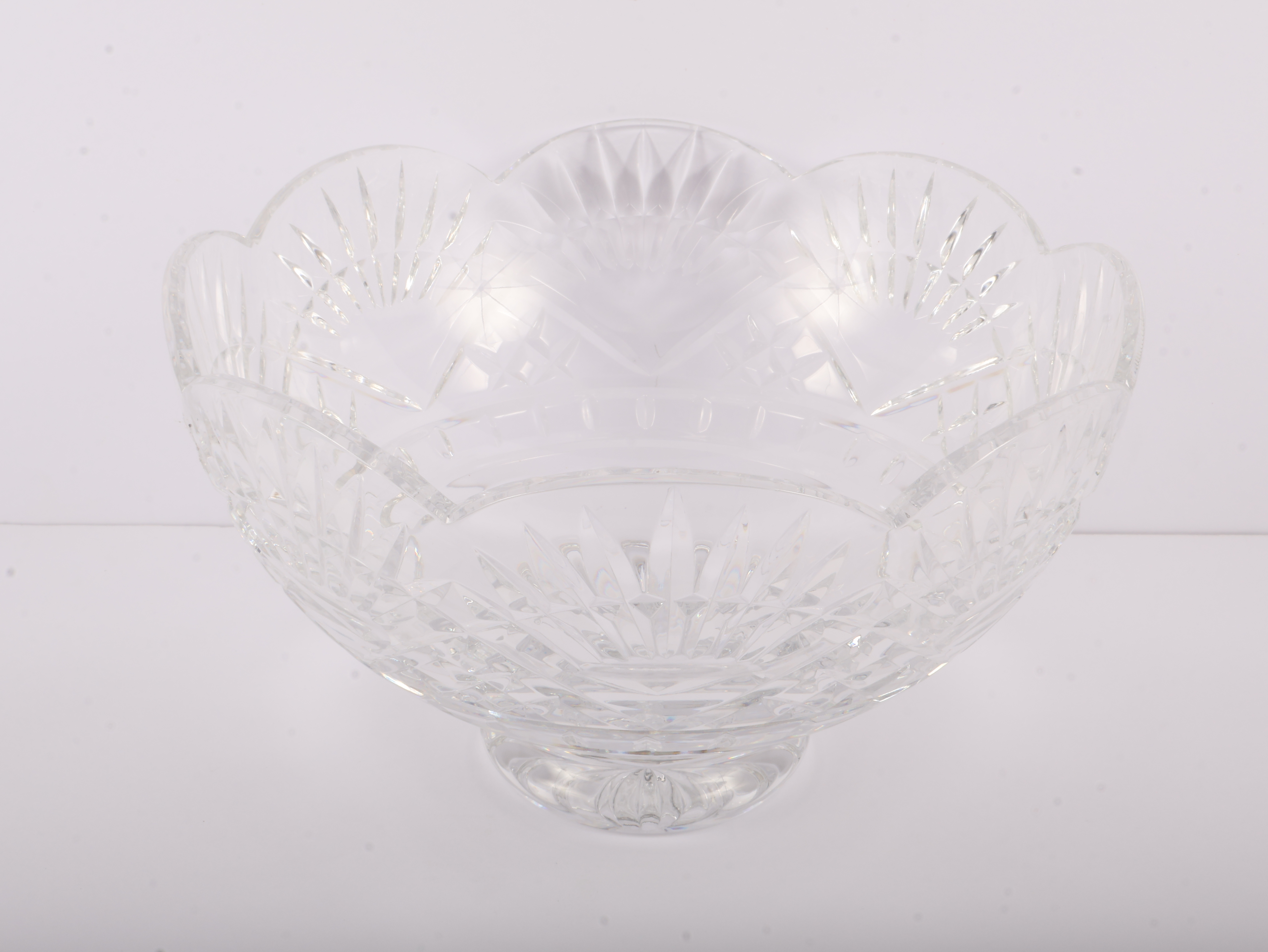 Waterford Cut-Crystal Pedestal Bowl