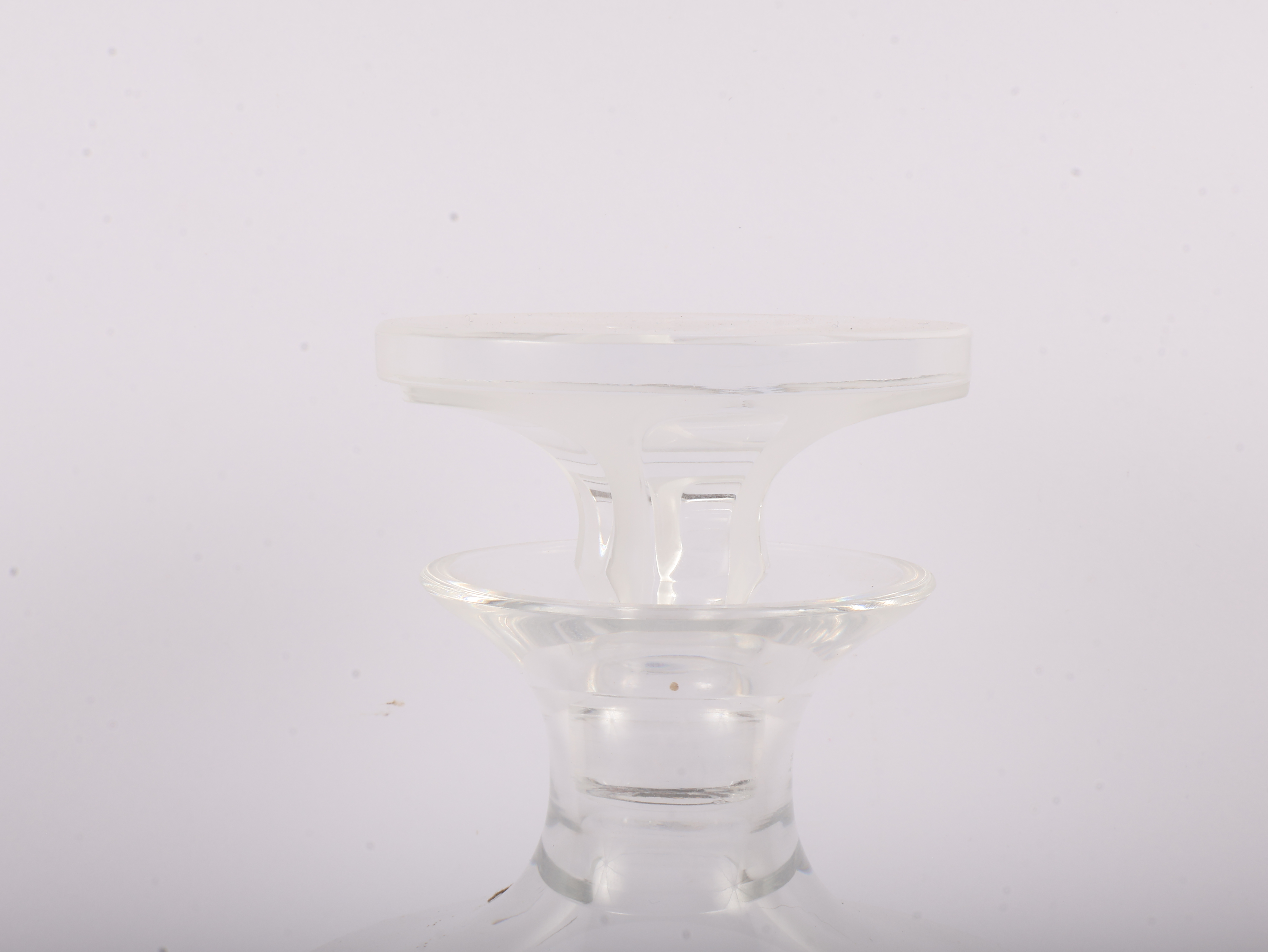Lalique Langeais Crystal Apothecary Jar and Stopper, France