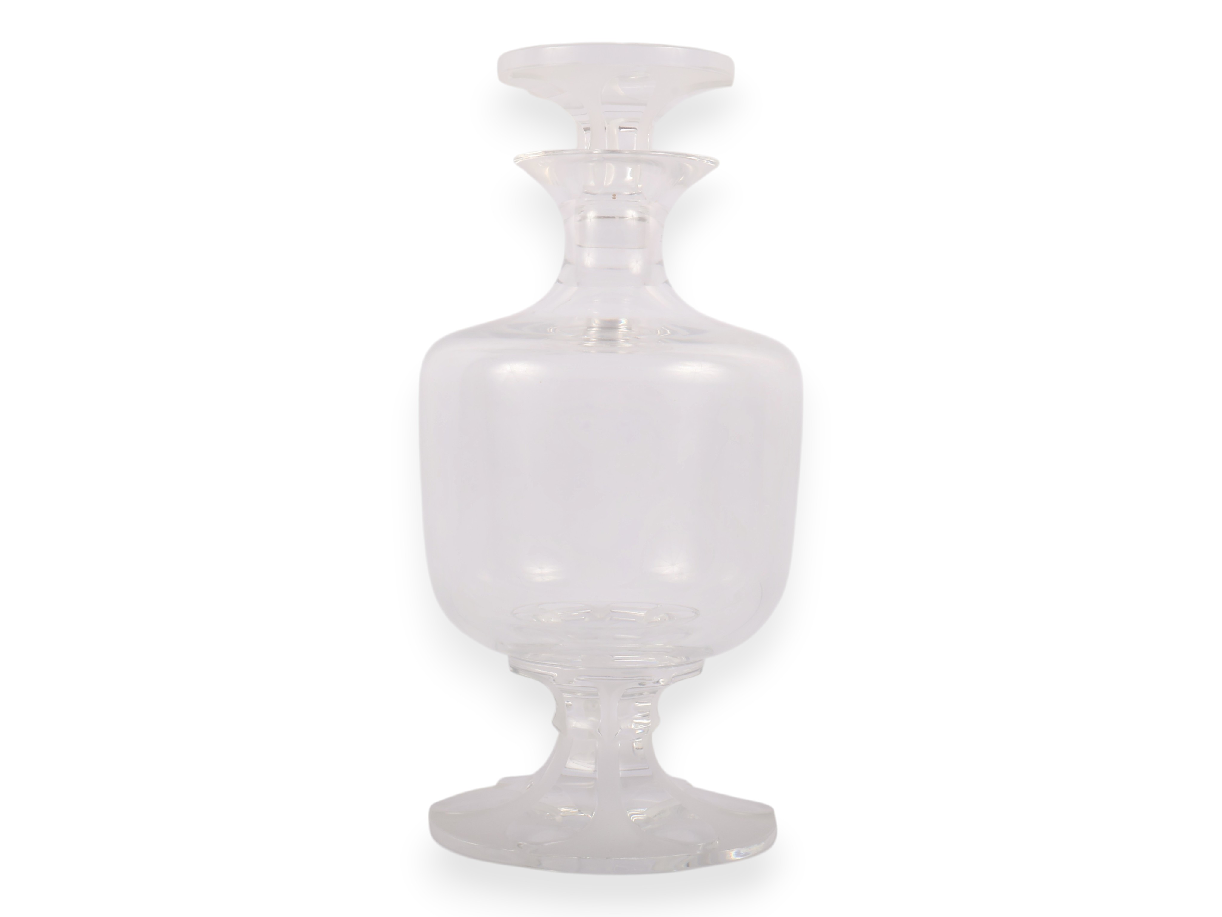 Lalique Langeais Crystal Apothecary Jar and Stopper, France