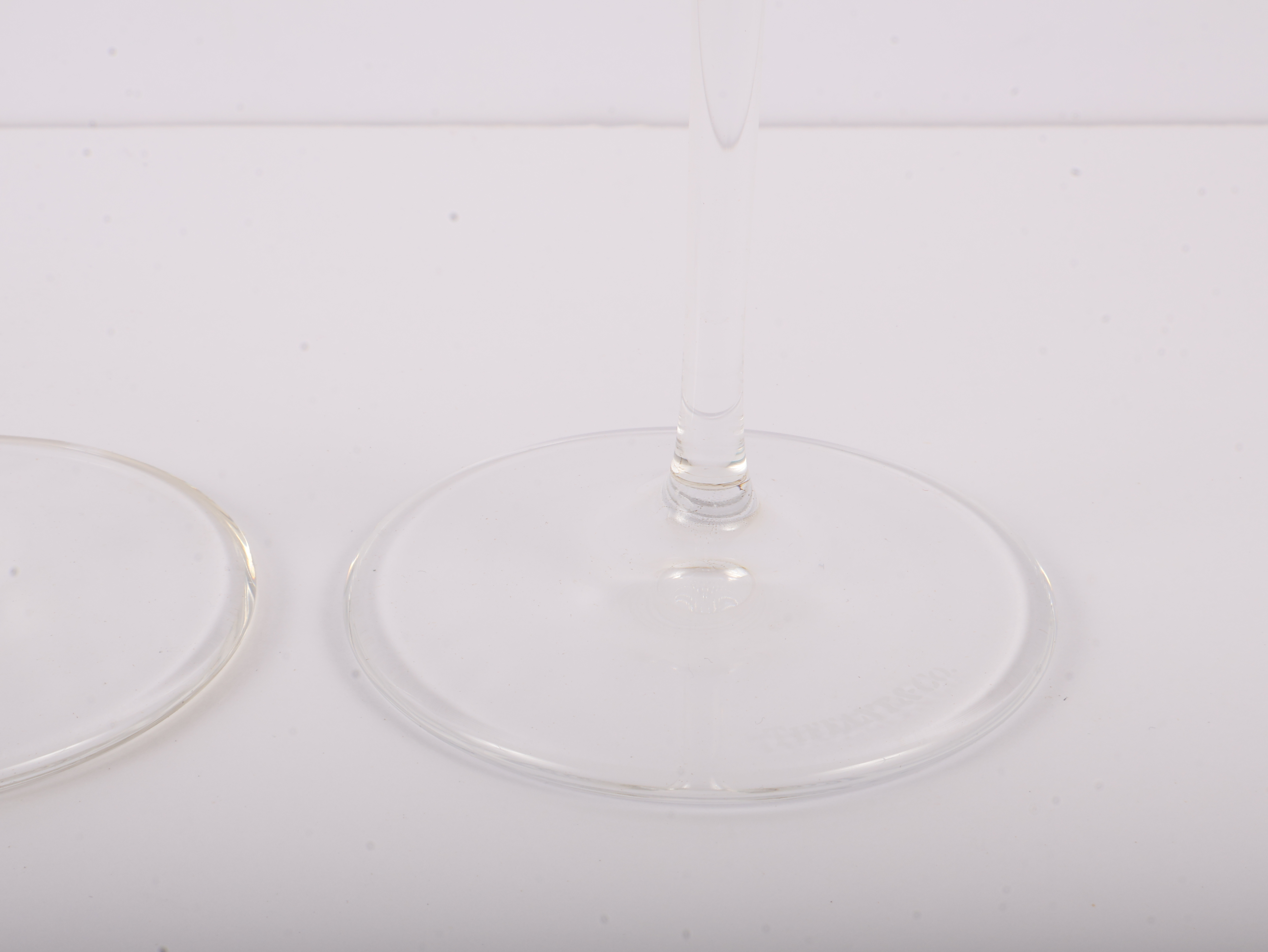 A Pair of Tiffany and Co. Crystal Champagne Flutes