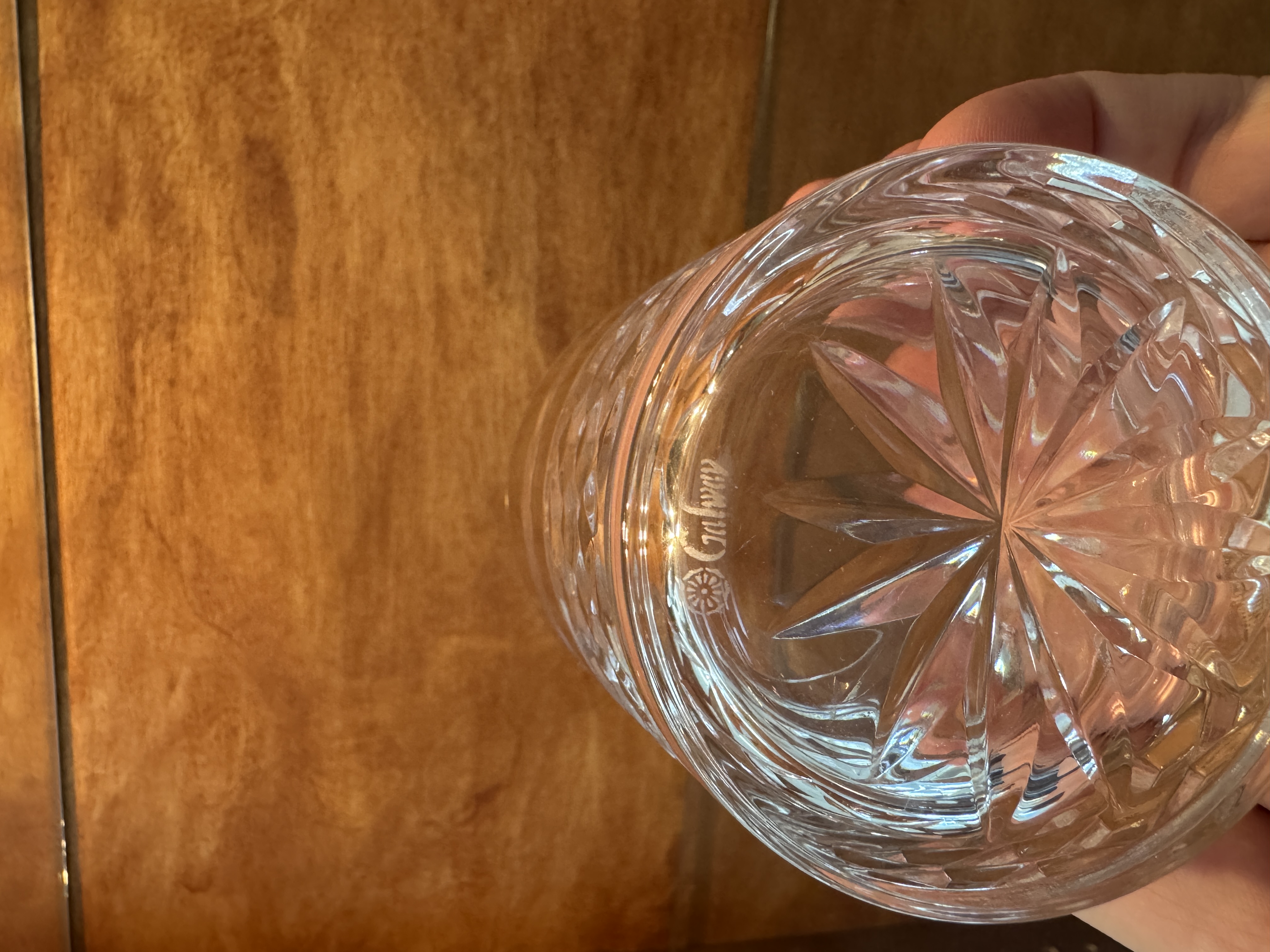 A Set of Four Galway Crystal Ashford Pattern Old Fashioned Glasses