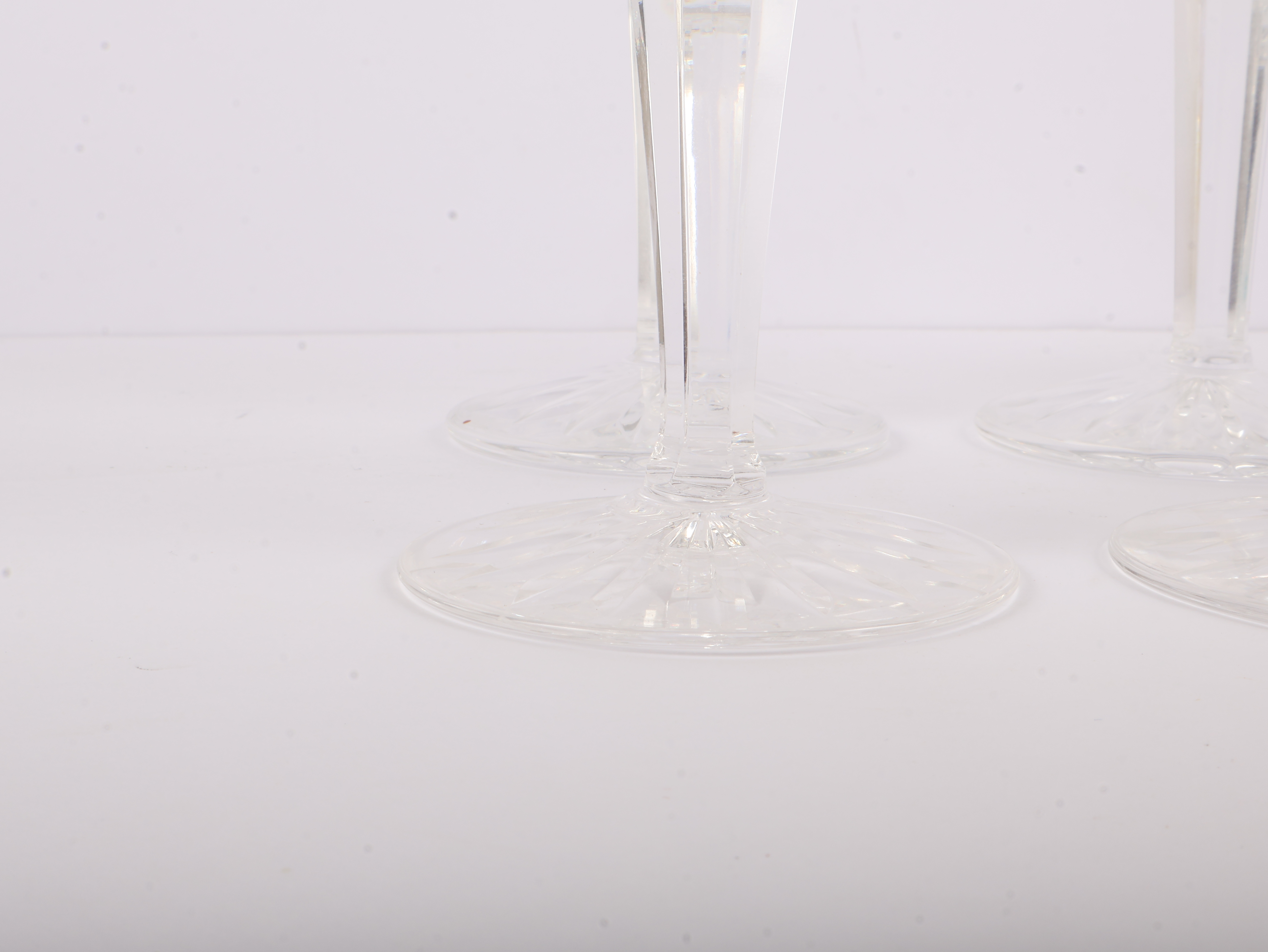Set of 6 Waterford Lismore Pattern Crystal Goblets