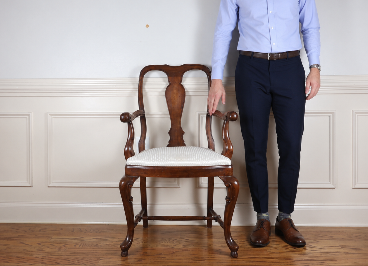Queen Anne Mahogany and Figured Maple Armchair