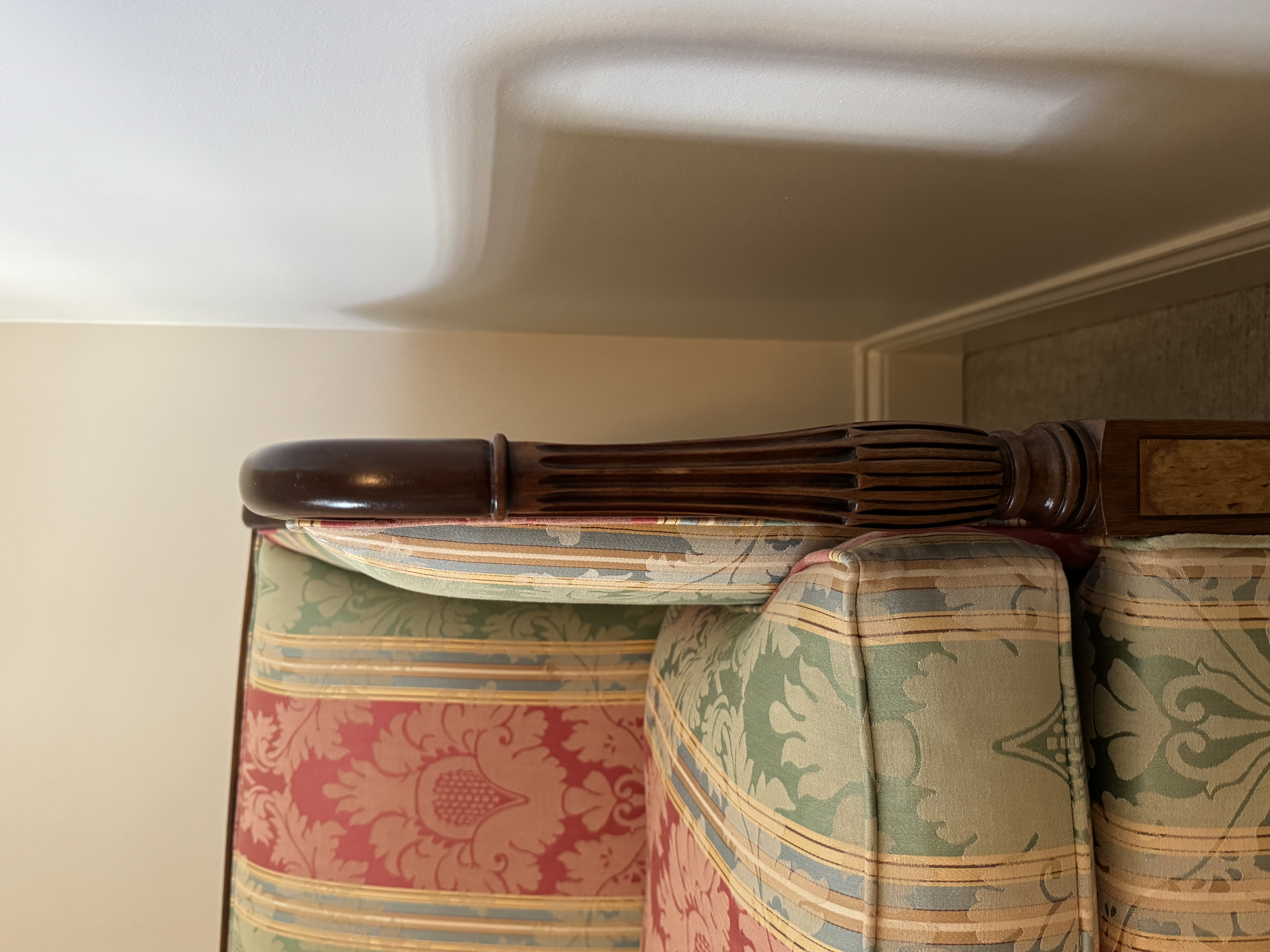 Southwood Sheraton Style Inlaid Mahogany Settee
