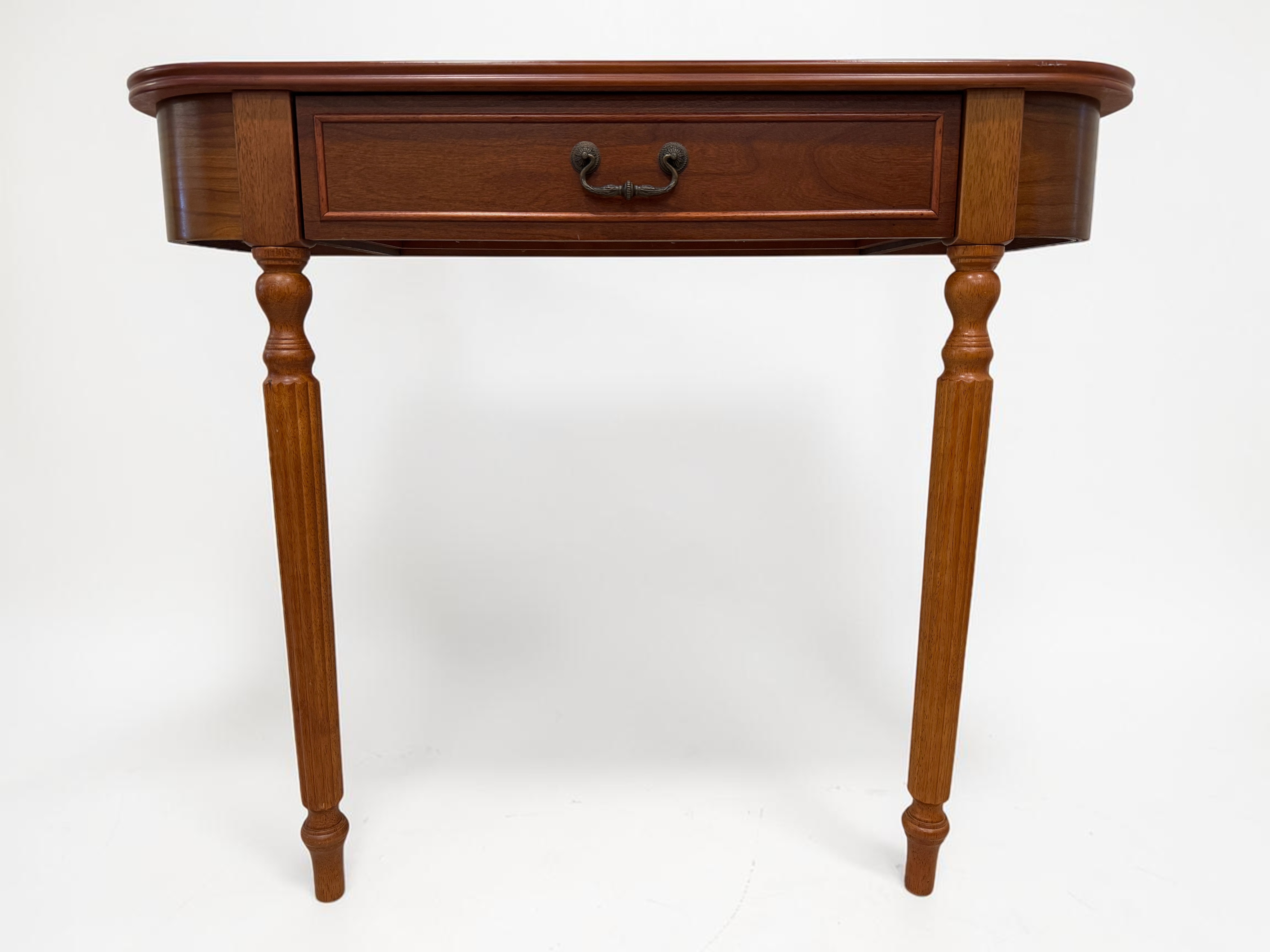 The Bombay Company Traditional Mahogany-Toned Console Table