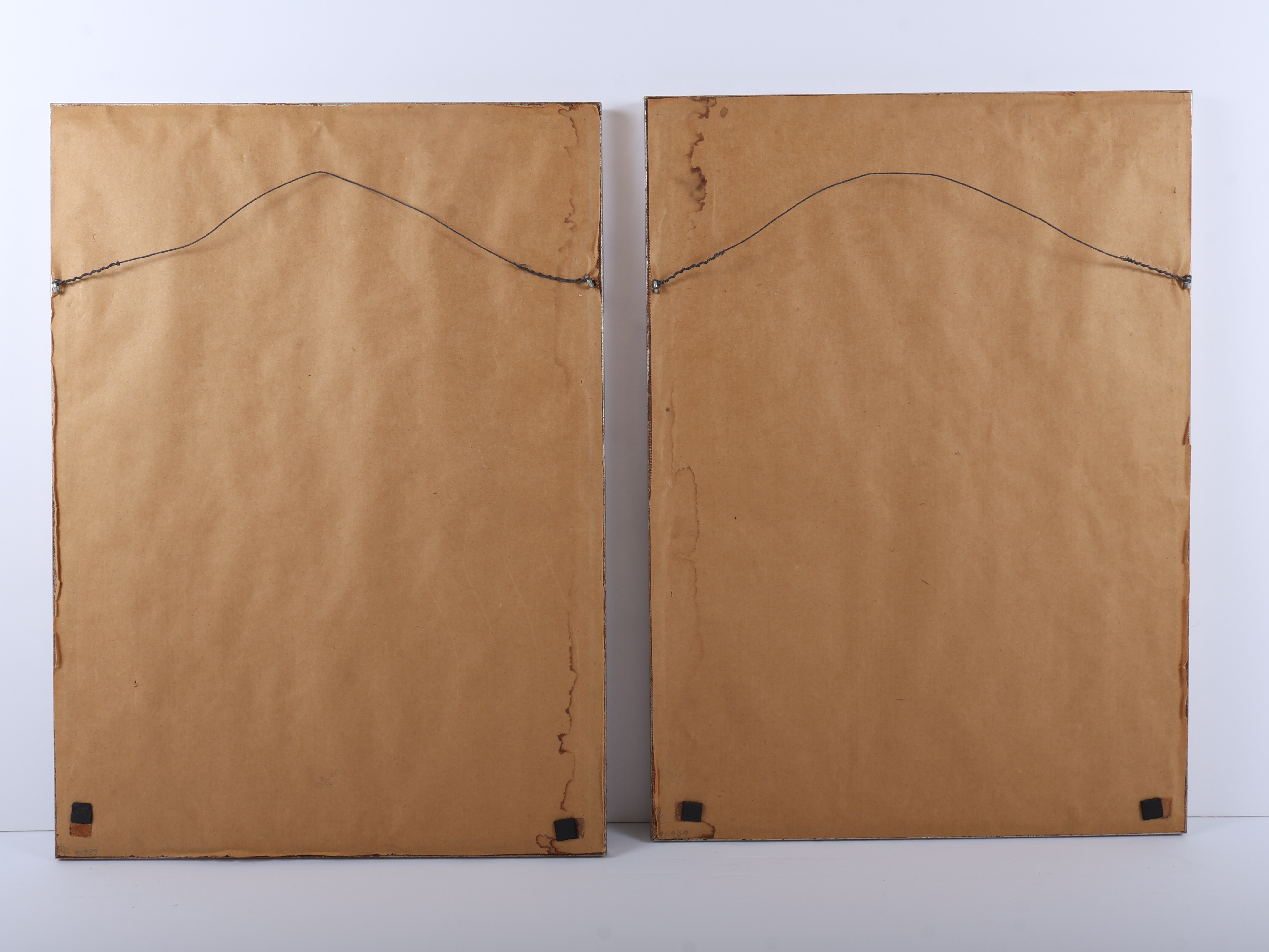 A Pair of Chinese School Portraits, 'Yu the Great' and 'King Wu'