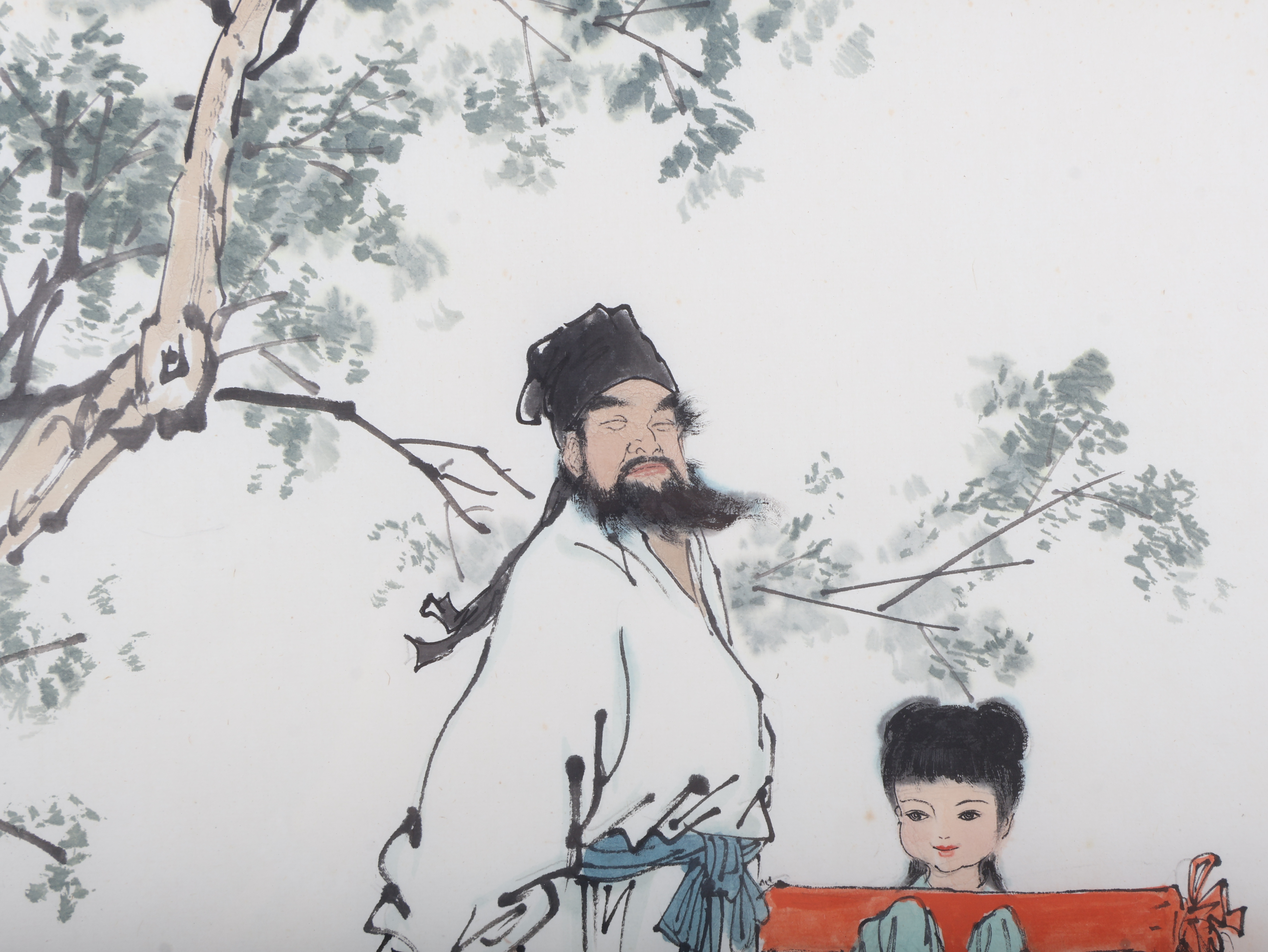 Fan Zeng Chinese Ink and Color Painting on Paper