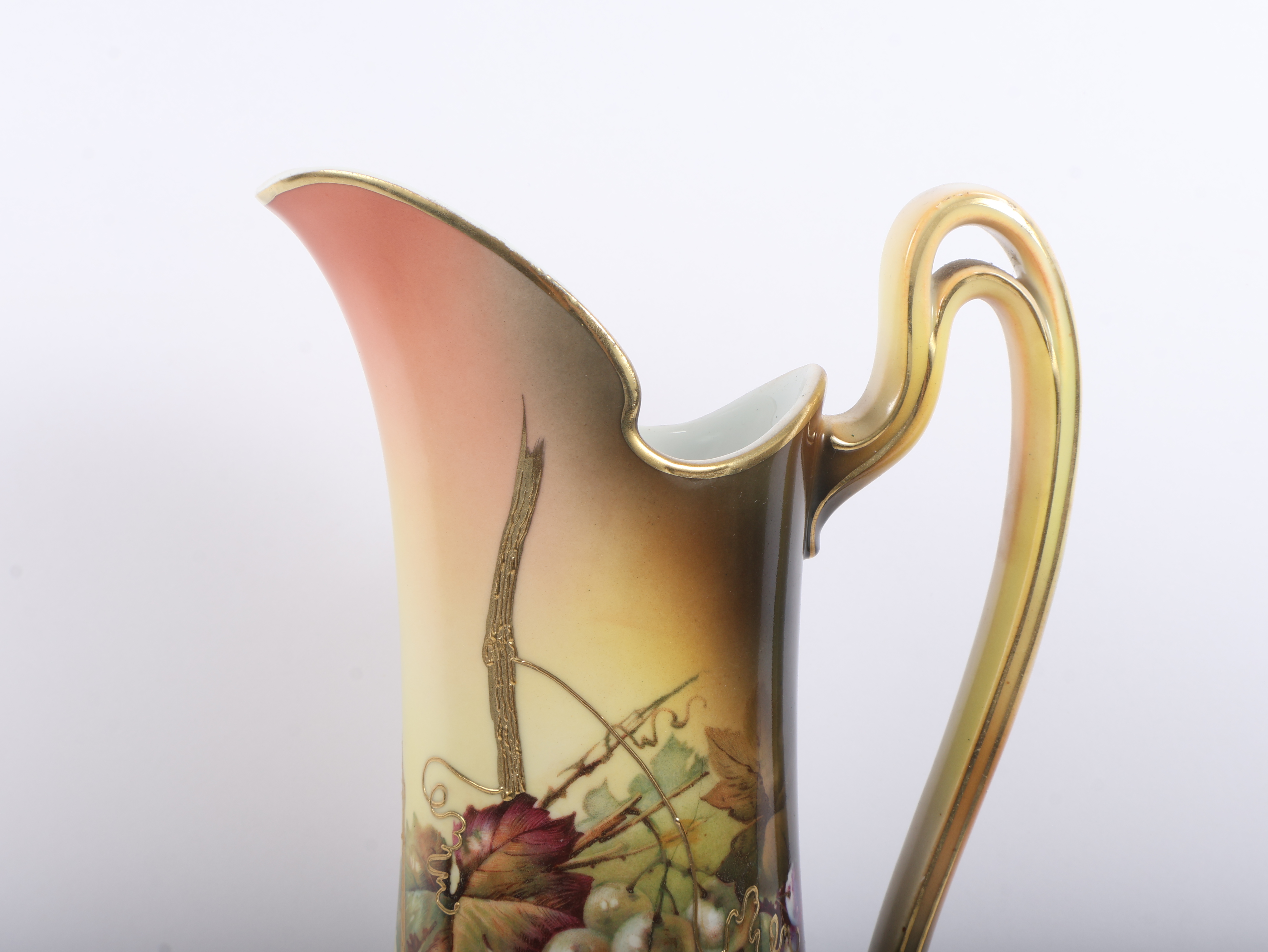 A Seven-Piece Count von Thun Porcelain Beverage Set Signed by Abbott Koch