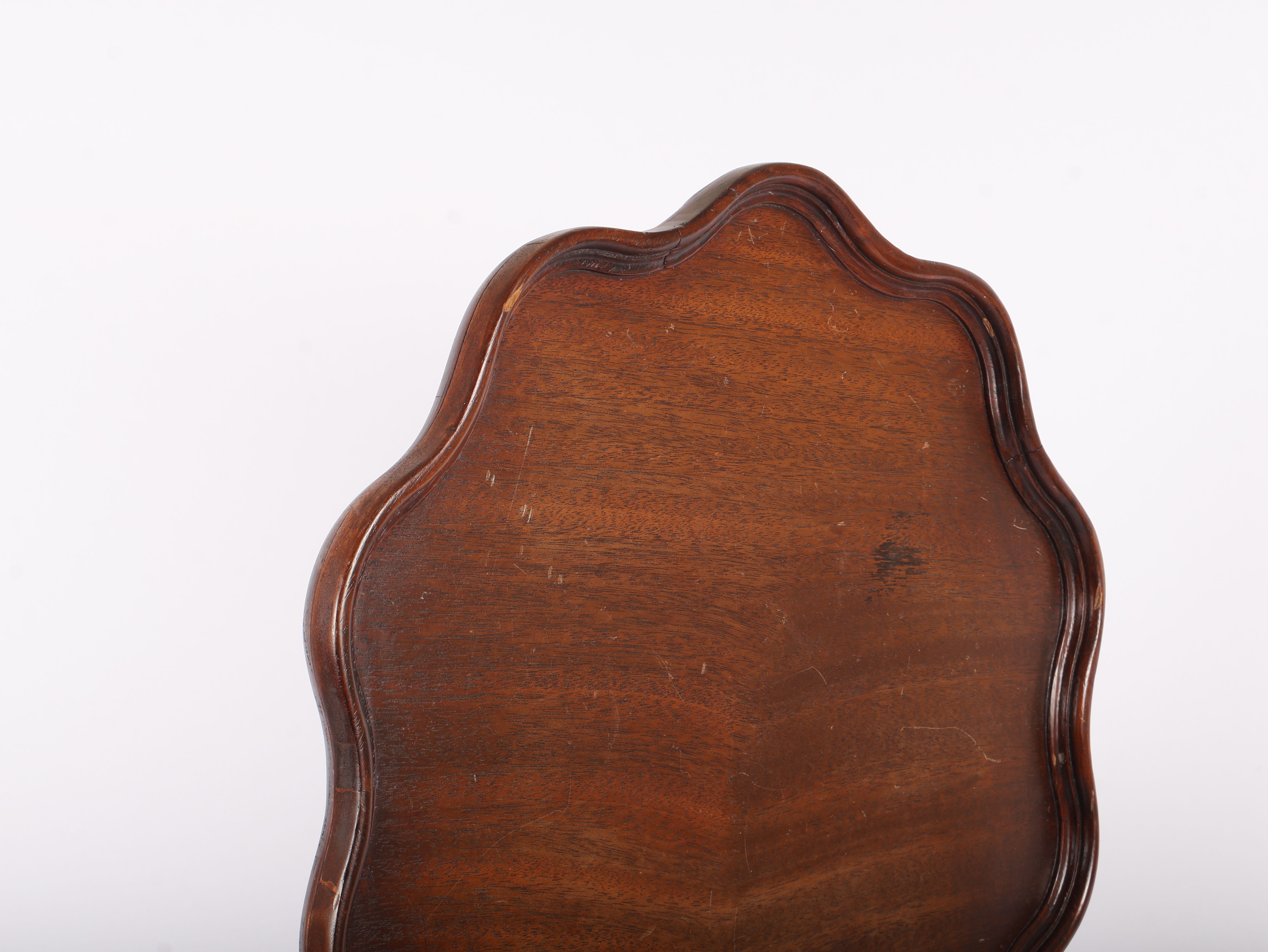 Chippendale Style Mahogany Tilt-Top Piecrust Side Table