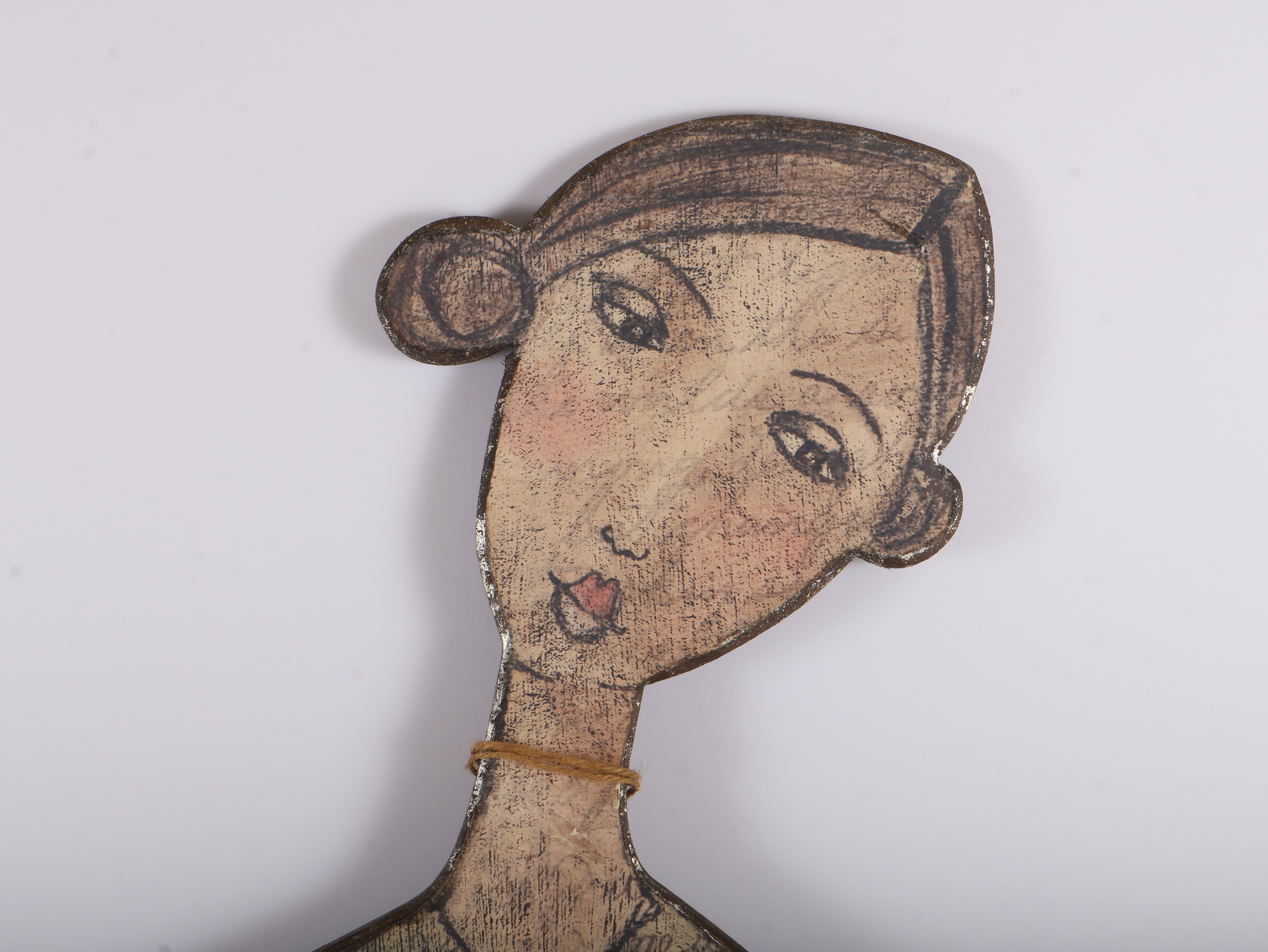 Kelly Rae Roberts for Creative Co-Op Whimsical Wood Figure Doorstop