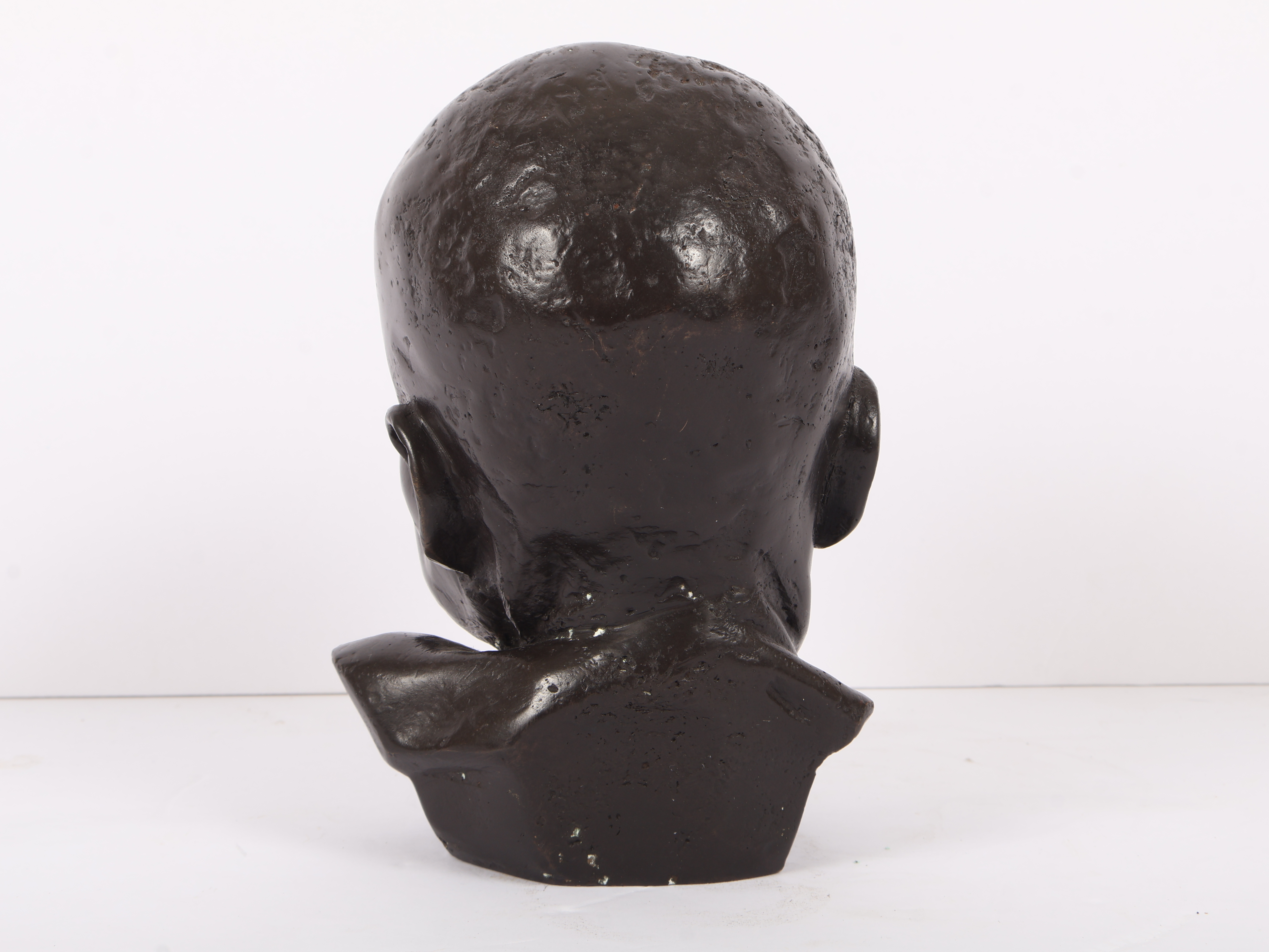 Bonnefond Bronze Bust of a Sleeping Infant