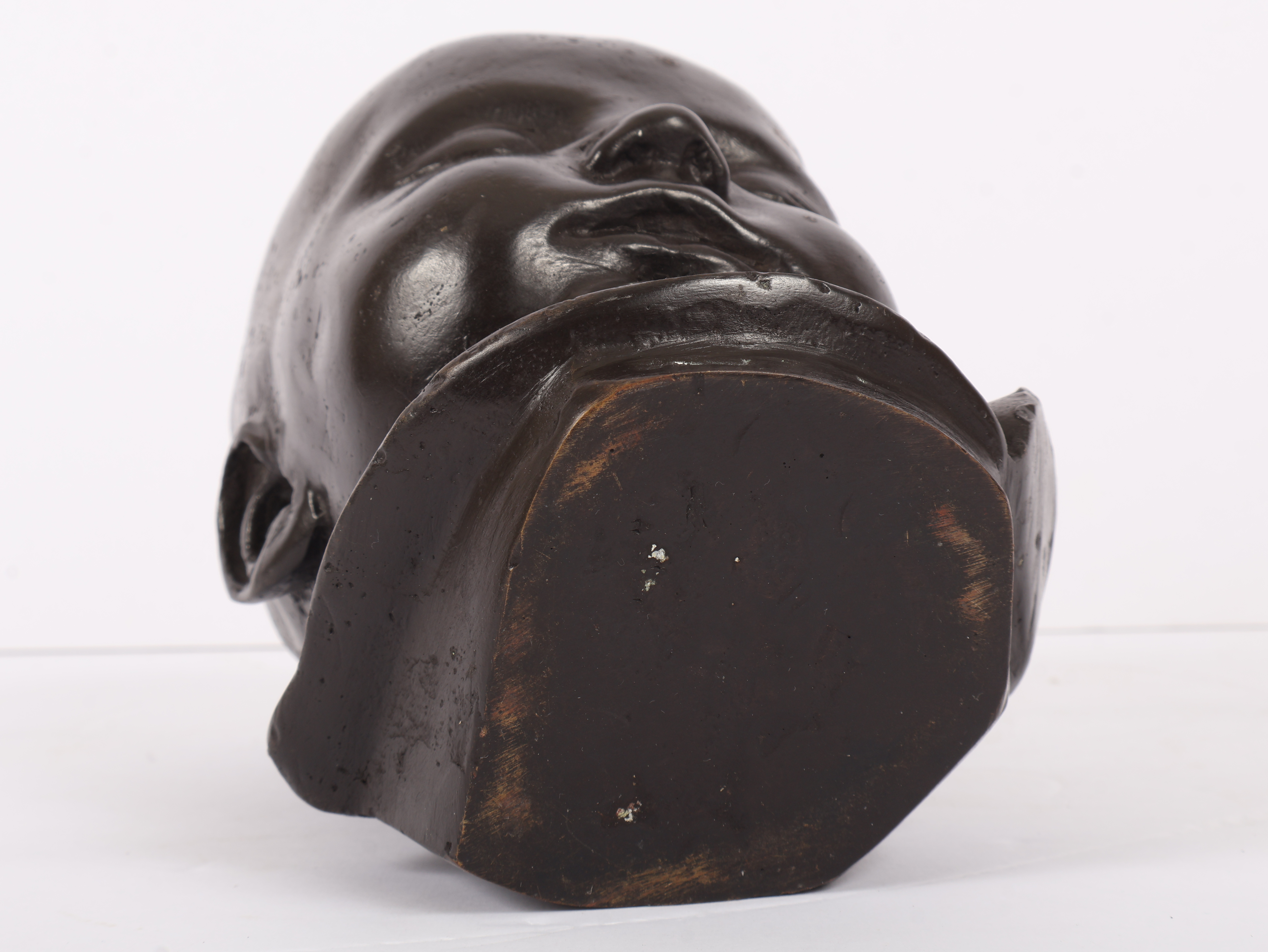 Bonnefond Bronze Bust of a Sleeping Infant