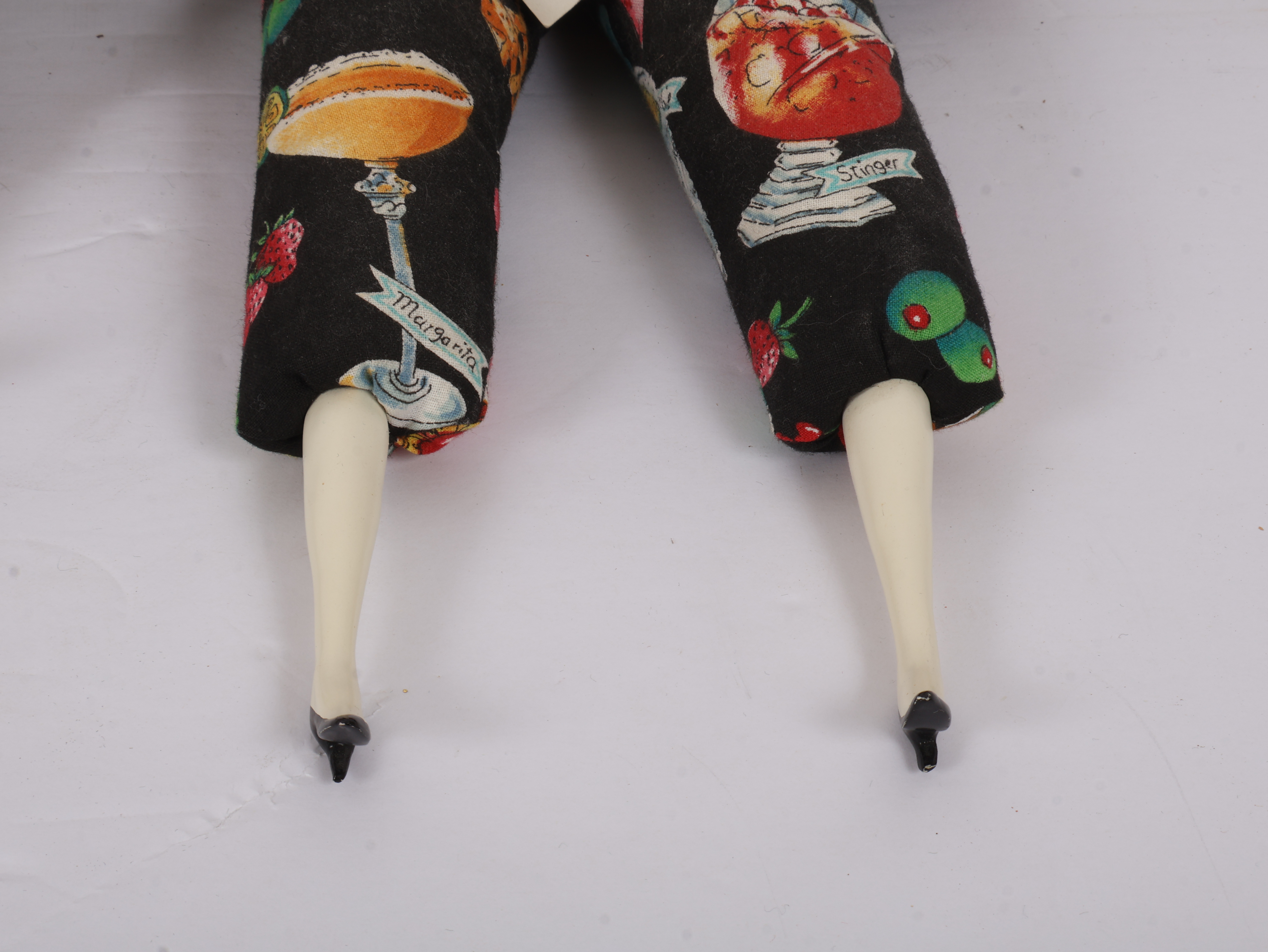 A Pair of Poupees by Isabelle Handcrafted Art Dolls Dated 1994
