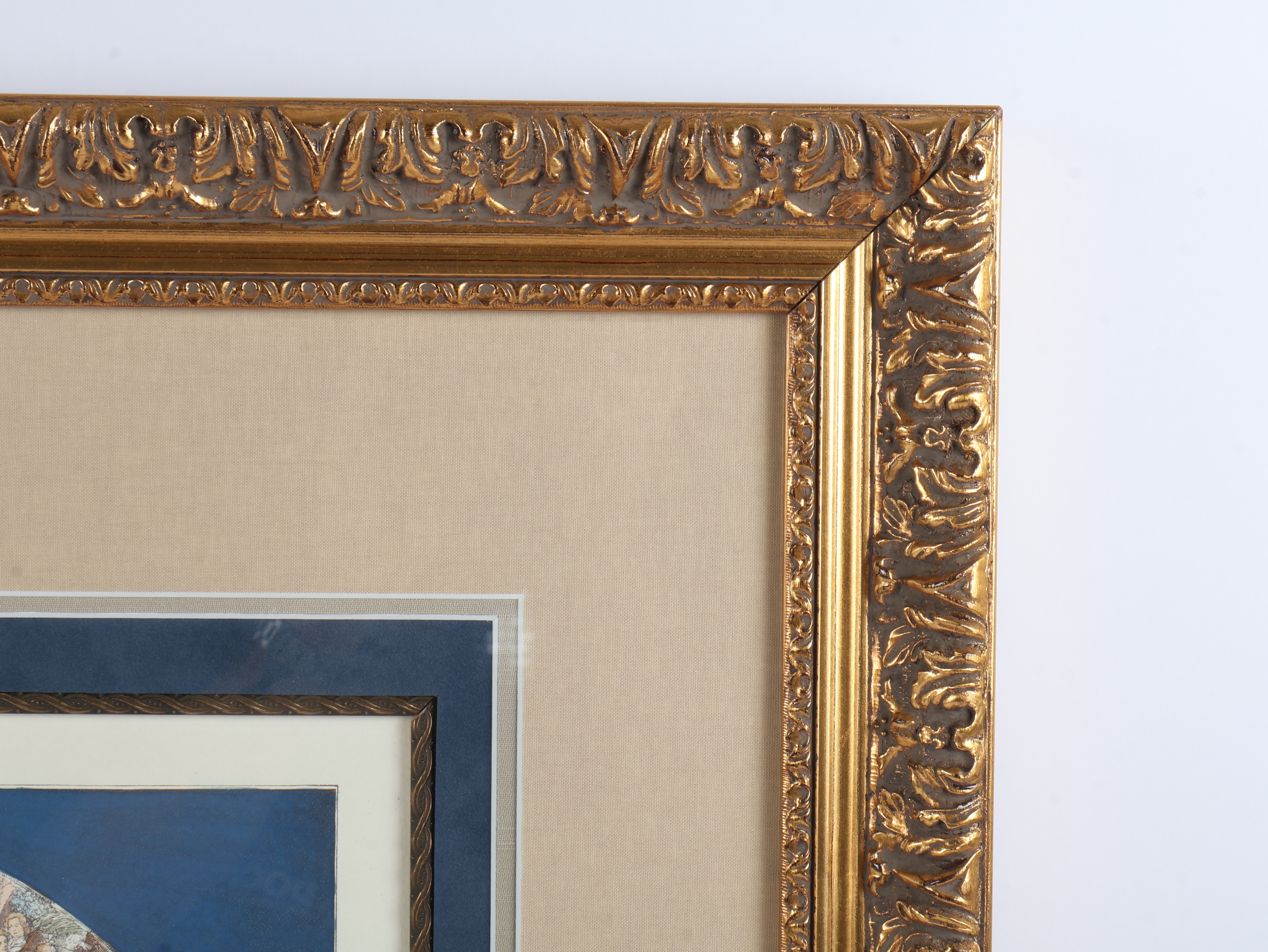 Huet Hand Colored Engraving Eventail