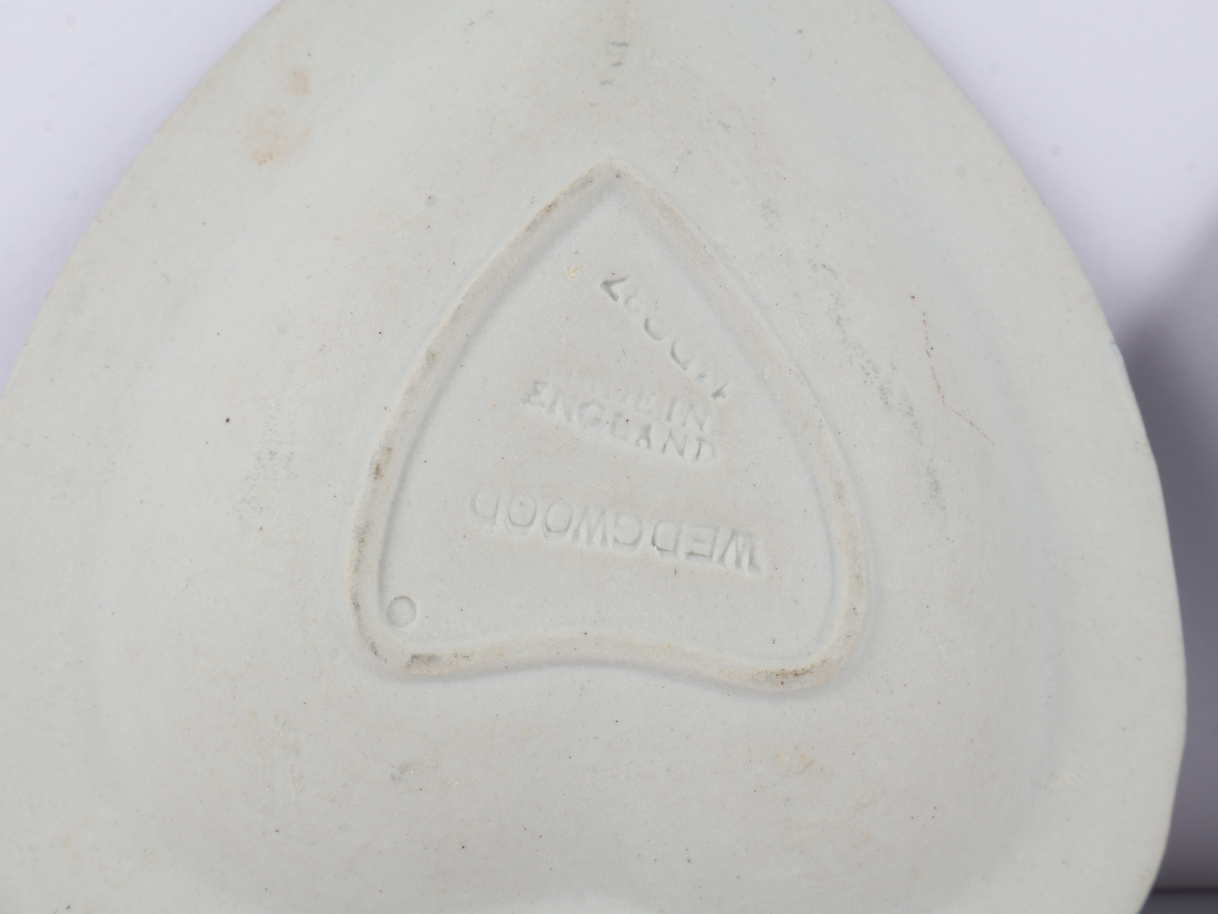 Two Wedgwood Blue Jasperware Pin Trays