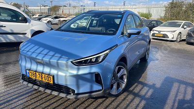 ג'ילי גאומטרי מודל 2023. 81,701 ק"מ, יד שנייה. מחיר מחירון: ₪117,000. תיבת הילוכים: אוטומטי 