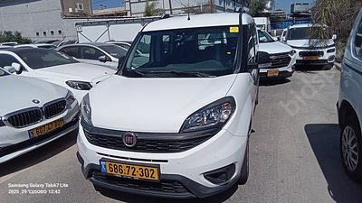 פיאט דובלו 1.3 קומבי מודל 2021. 65,952 ק"מ, יד ראשונה. מחיר מחירון: ₪71,000. תיבת הילוכים: ידני 