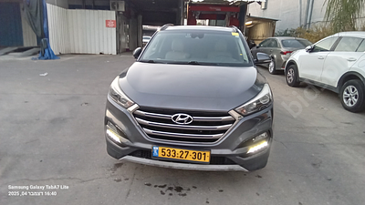 יונדאי טוסון מודל 2018. 155,209 ק"מ, יד שלישית. מחיר מחירון: ₪82,000. תיבת הילוכים: אוטומטי 