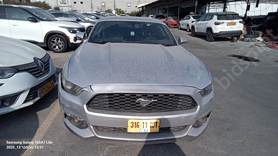 פורד מוסטנג מודל 2017. יד חמישית. מחיר מחירון: ₪110,000. תיבת הילוכים: אוטומטי
צבע: כסוף 