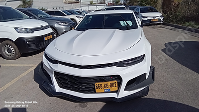 שברולט קאמרו מודל 2021. 94,319 ק"מ, יד שנייה. מחיר מחירון: ₪148,000. תיבת הילוכים: אוטומטי
צבע: 