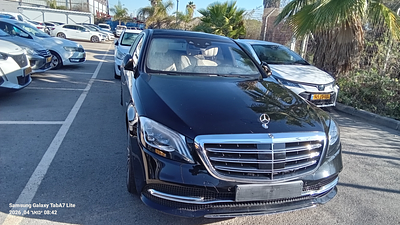 מרצדס S560 מודל 2020. 114,200 ק"מ, יד שנייה. מחיר מחירון: ₪388,300. תיבת הילוכים: אוטומטי
צבע: 