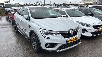 רנו ארקנה מודל 2024 (מונית). 84,118 ק"מ, יד שנייה. מחיר מחירון: ₪106,200. תיבת הילוכים: אוטומטי 