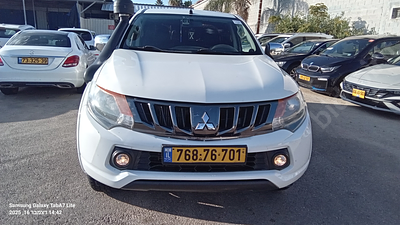 מיצובישי L200 מודל 2019. 200,364 ק"מ, יד שלישית. מחיר מחירון: ₪103,000. תיבת הילוכים: אוטומטי 