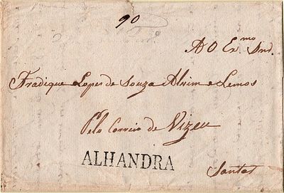 Alhandra – In black, LF ALH1 on a letter serving as a power of attorney, which, according to 