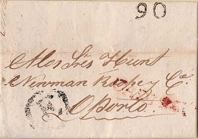 Lisbon / Foreign Origin Indicators – Black, LF LSB-OE1 on letter dated C&aacute;diz (02.01.10) to 