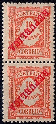 Portugal * 1911 – Rate paid. Regular issue, with "REPUBLICA" overprint. MF POR15a, 10 r&eacute;is 
