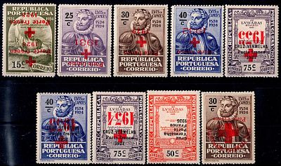 Portugal * 1928/36 – Rate Paid * Portuguese Red Cross * 4th Centenary of the Birth of Lu&iacute;s de 