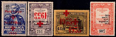 Portugal * 1930/36 – Free Rate * Portuguese Red Cross * Stamps commemorating the 4th Centenary 