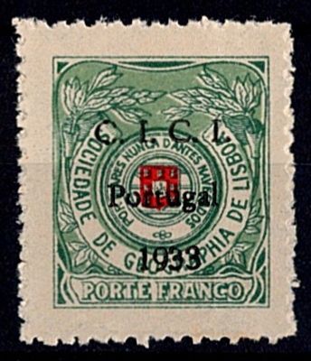 Portugal * 1933 – Free Postage. Lisbon Geographical Society. Congress of the International 