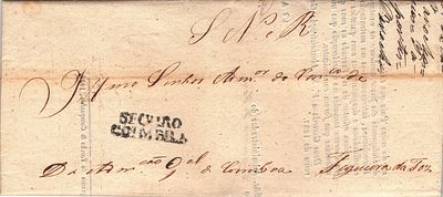 Coimbra / Seguro – In black, LF CBR-S2 on circular from the General Administration of Coimbra 