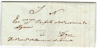 Ferreira do Alentejo – In black, LF FRL2 on a letter dated Ferreira do Alentejo (23.06.33) to 