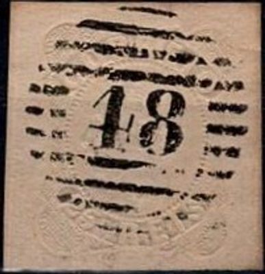 Azores * Forerunners * 1862/64 – D. Lu&iacute;s I. MF16f, 25 r&eacute;is, albina printing, medium smooth 