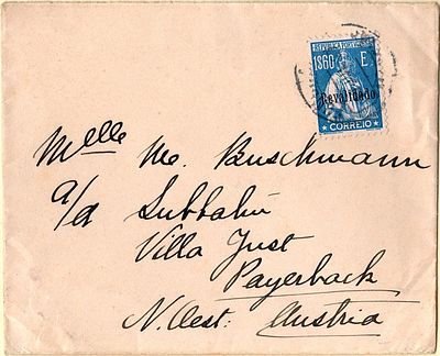 Portugal * 1929 – Ceres, with "Revalidado" overprint. MF493, 1$60, blue, thick glossy paper 