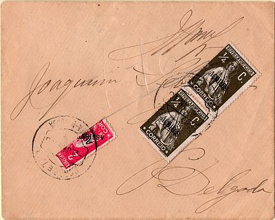 Azores * 1912/13 – Ceres + Ceres, with overprint ASSIST&Ecirc;NCIA (ASSISTANCE). Mainland stamps with 