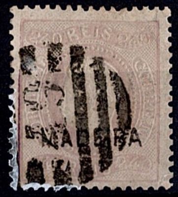 Madeira * 1868/70 – D. Lu&iacute;s I, curved label, perforated. MF13, 240 r&eacute;is, light violet, smooth 