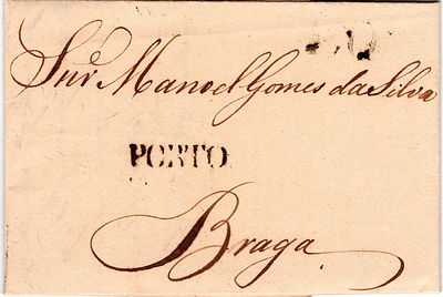 Porto / Regulamento Provisional – A s&eacute;pia, LF PRT6, em carta datada do Porto (07.02.1801) para 