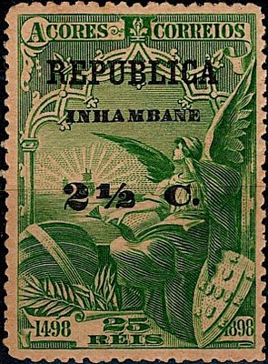 Inhambane * 1913 – 4.&ordm; Centen&aacute;rio da Descoberta do Caminho Mar&iacute;timo para a &Iacute;ndia, com 