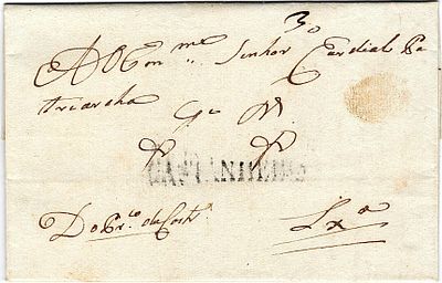 Castanheira – In black, LF CTR1 on a letter dated Castanheira (27.10.29) to the 