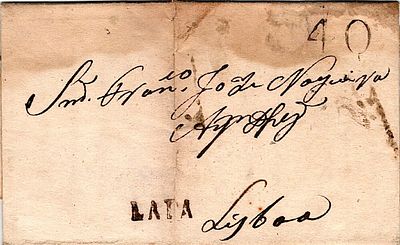 Lapa – In black, LF LPA1 on a letter dated from Atouguia da Baleia (10.11.31) to Lisbon, with a 