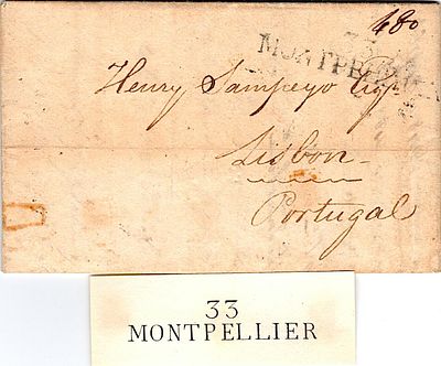 Letters from abroad. Letter sent from Naples (July 26, 1914), via the Pyrenees, to Lisbon 