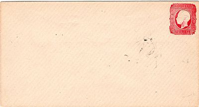 Portugal * 1862/64 – D. Lu&iacute;s I. Envelopes. Trial for full envelopes with a 100 r&eacute;is embossed 