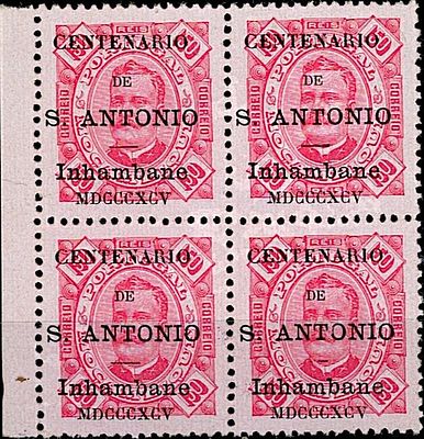 Inhambane * 1895 – Stamps of King Carlos I, type Diogo Neto of Mozambique, with the surcharge 
