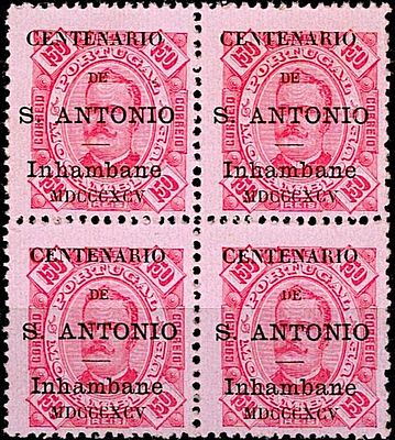 Inhambane * 1895 – D. Carlos I, type Diogo Neto. Mozambique stamps with the overprint 