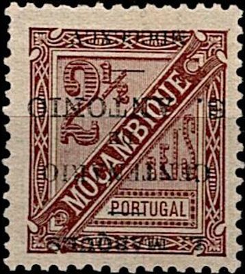 Mozambique * 1895 – King Carlos I. Mozambique stamps with the overprint “CENTENARY OF SAINT 