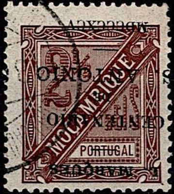 Louren&ccedil;o Marques * 1895 – D. Carlos I. Mozambique stamps with the overprint “CENTENARIO DE S. 